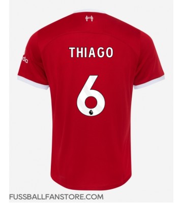 Liverpool Thiago Alcantara #6 Replik Heimtrikot 2023-24 Kurzarm